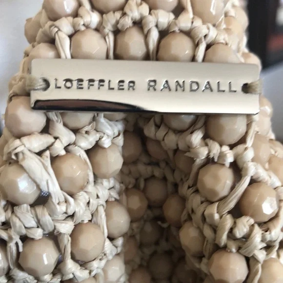 Loeffler Randall Tan Artisanal Tote Bag - Picture 3 of 4